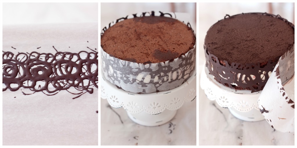 decorazione cioccolato bordo torta